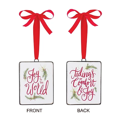 12ct. Holiday Sentiment Ornament