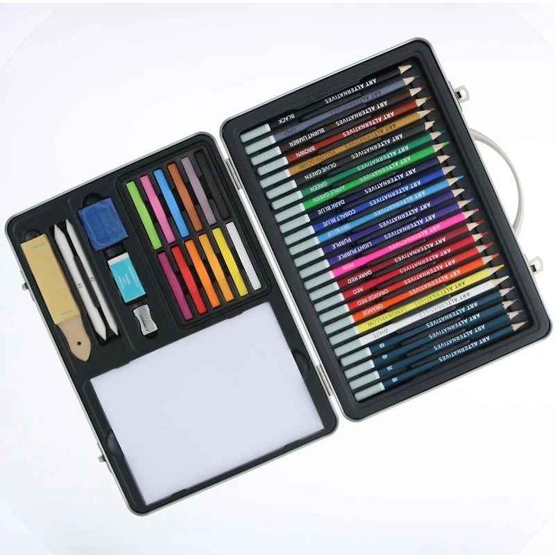 Art Alternatives 60-Piece Artist Drawing Art Set