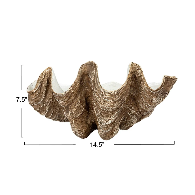 Hello Honey® 14.25" Decorative Clam Wall Bowl