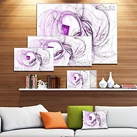 Designart - Billowing Smoke Purple