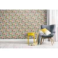 RoomMates Vibrant Canvas Peel & Stick Wallpaper