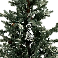 4.5" White & Black Dalmatian Glass Ornament by Ashland®