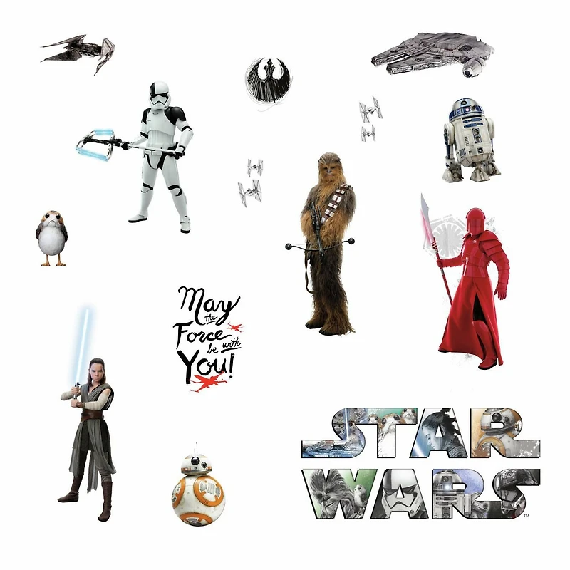 RoomMates Star Wars™ The Last Jedi Peel & Stick Wall Decals