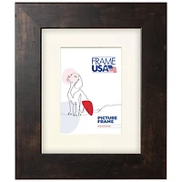 Frame USA Café Wide Espresso Single Image Picture Frame with Mat