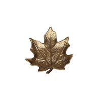 7.5" Gold Maple Leaf Trinket Tray by Ashland®