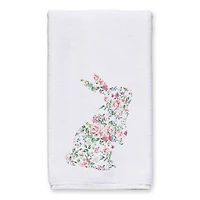 Floral Rabbit Tea Towel - Set of 2