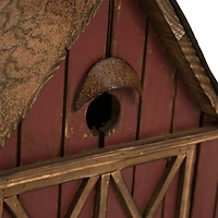 Glitzhome® 20.67" Extra-Large Rustic Wood Barn Birdhouse