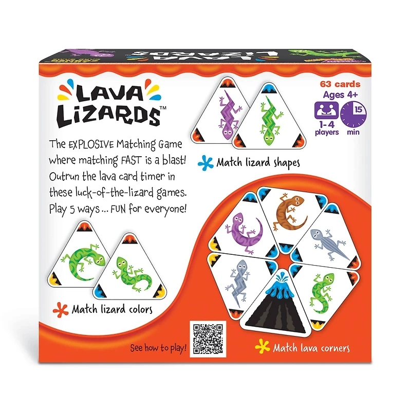 Trend Enterprises® Lava Lizards The Explosive Matching Game