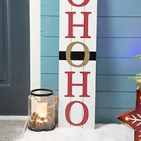 Glitzhome® 42.5'' Reversible Double-Sided Wooden Porch Sign