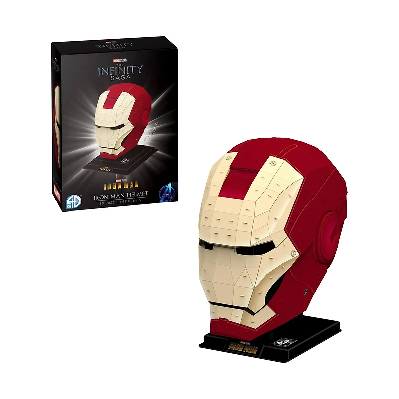 Marvel The Infinity Saga - Iron Man Helmet 3D Puzzle: 92 Pcs