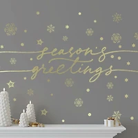 RoomMates Season's Greetings Peel and Stick Wall Decals