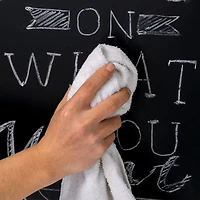 Glitzhome® 30" White Wood Chalkboard