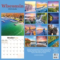 TF Publishing 2024 Wisconsin Wall Calendar