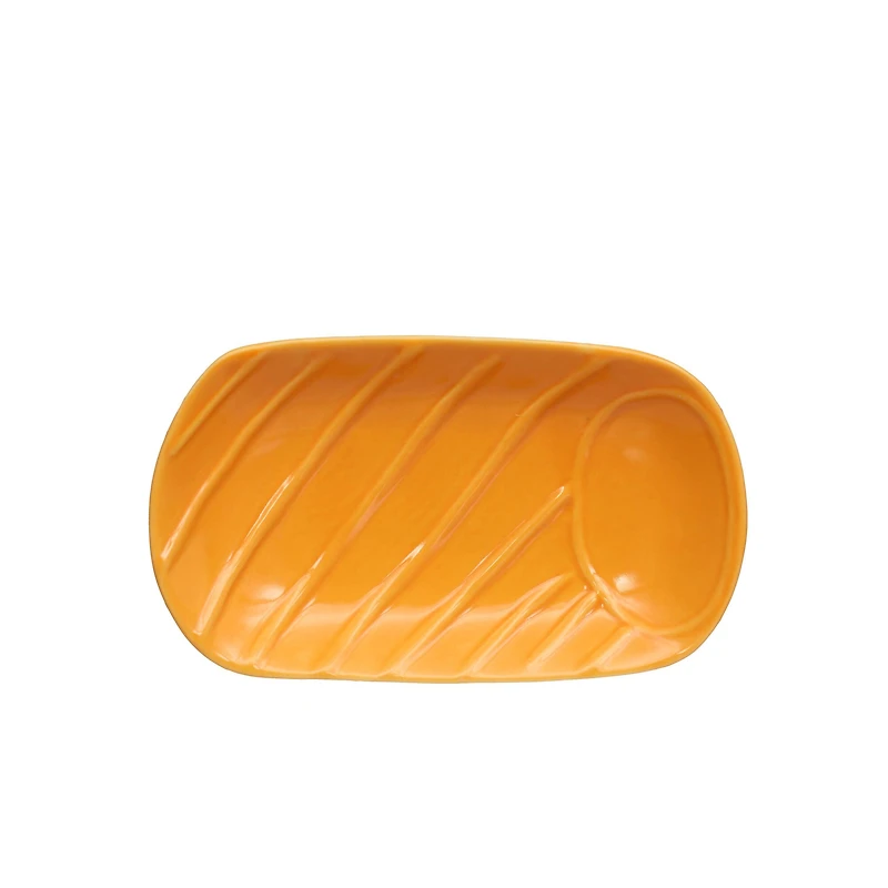 5.25" Rigatoni Pasta Ceramic Plate by Ashland®