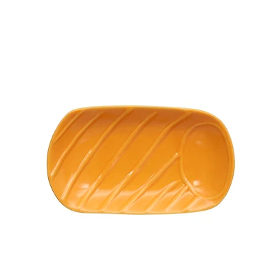 5.25" Rigatoni Pasta Ceramic Plate by Ashland®