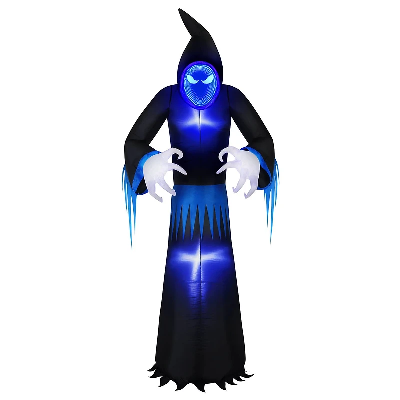 8ft. Inflatable Halloween Light Up Infinity Mirror Reaper