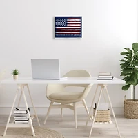 Stupell Industries Herb America Flag Wall Plaque Art