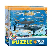 Smart Kids Collection - Sharks: 100 Pcs