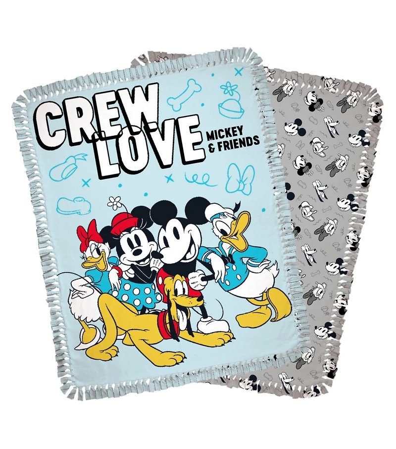 Disney® 48" Mickey & Friends Crew Love No Sew Fleece Throw Kit