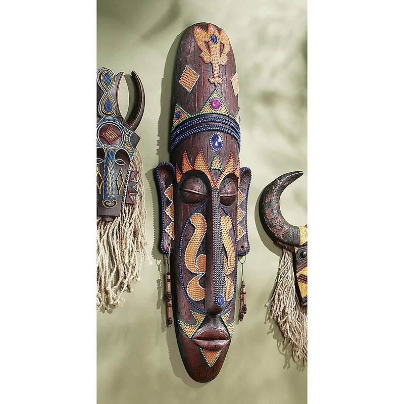 Design Toscano 39" Grand Scale Tribal Wall Mask