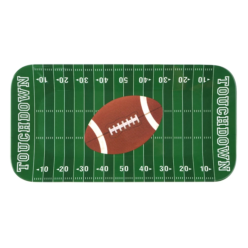 15.75" x 8" Touchdown Serving Tray by Celebrate It™