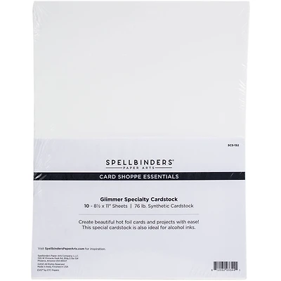 Spellbinders Glimmer Specialty Cardstock 8.5" x 11" 10 ct. 