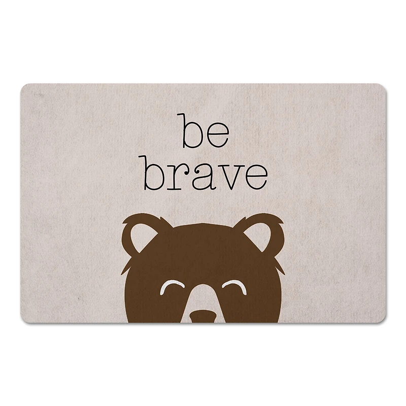 18" x 27" Be Brave Floor Mat