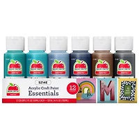 Apple Barrel® Acrylic Essentials 12 Piece Paint Set