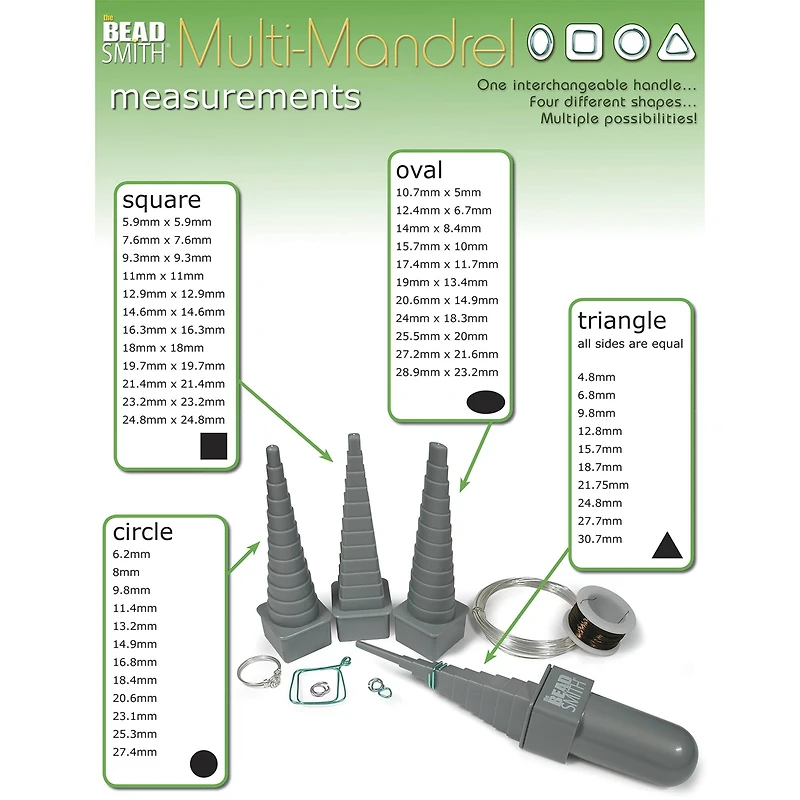The Beadsmith® Mandrel 4X Set