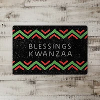 Blessings Kwanzaa Splatter Floor Mat