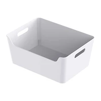 12 Pack: Large White Open Storage Bin by Simply Tidy®