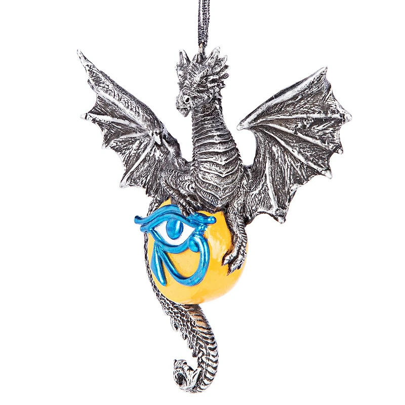 Design Toscano Dragon Defender of the Ancient Amulet 2022 Gothic Ornament