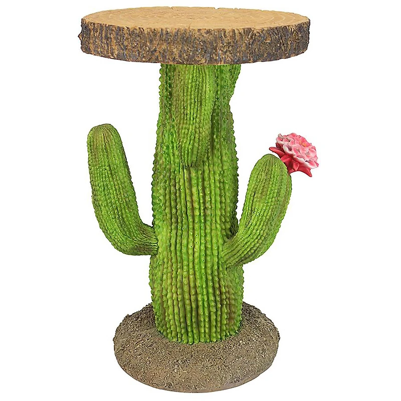 Design Toscano 20.5" Saguaro Cactus Arizona Desert Sculptural Table