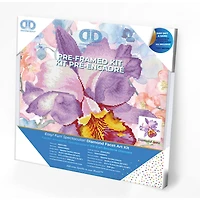 Diamond Dotz® Intermediate Sparkle Garden Mauve with Frame Diamond Painting Kit