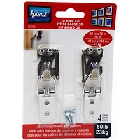 HangZ™ 50lb. 2 Hole D Ring Kit