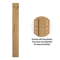 Glitzhome® Orange & Black Wooden Trick or Treat Porch Sign