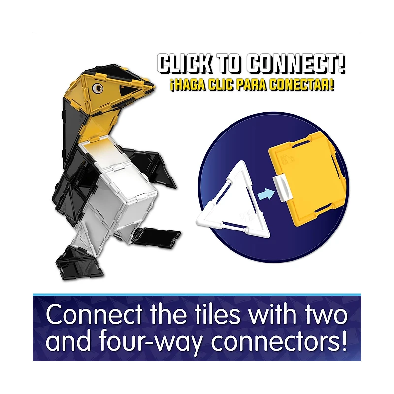 Techno Tiles - Emperor Penguin: 100+ Pcs