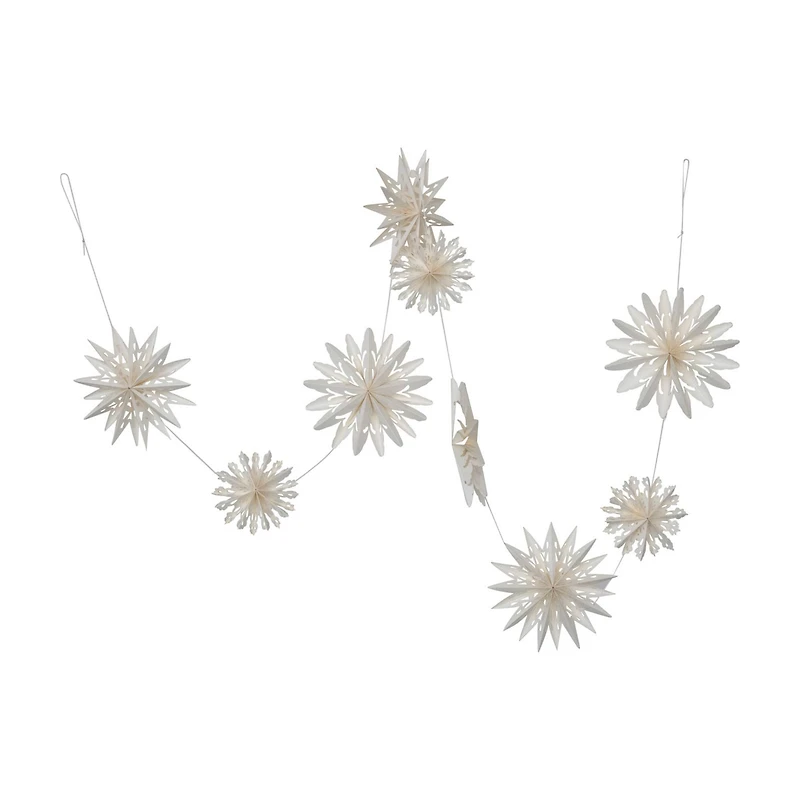 Hello Honey® 6ft. Snowflake Paper Garland