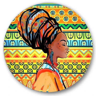 Designart - African American Woman with Turban III