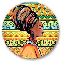 Designart - African American Woman with Turban III