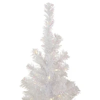 4ft. Pre-Lit White Rockport Pine Artificial Christmas Tree