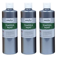 Handy Art® Silver Metallic Tempera Paint, 3ct.