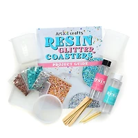 Art 101 Glitter Coaster Resin Kit