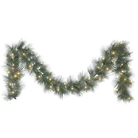 9ft. Pre-Lit LED Glittery Garland