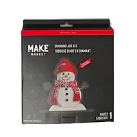 8" x 7.75" Snowman Diamond Art Table Topper Kit by Make Market®