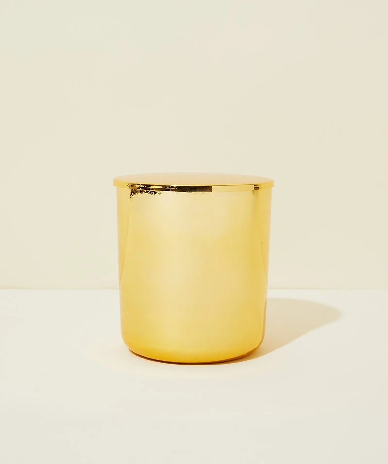 makesy 8oz. Lustrous Gold Aura Vessel + Lid, 12ct.