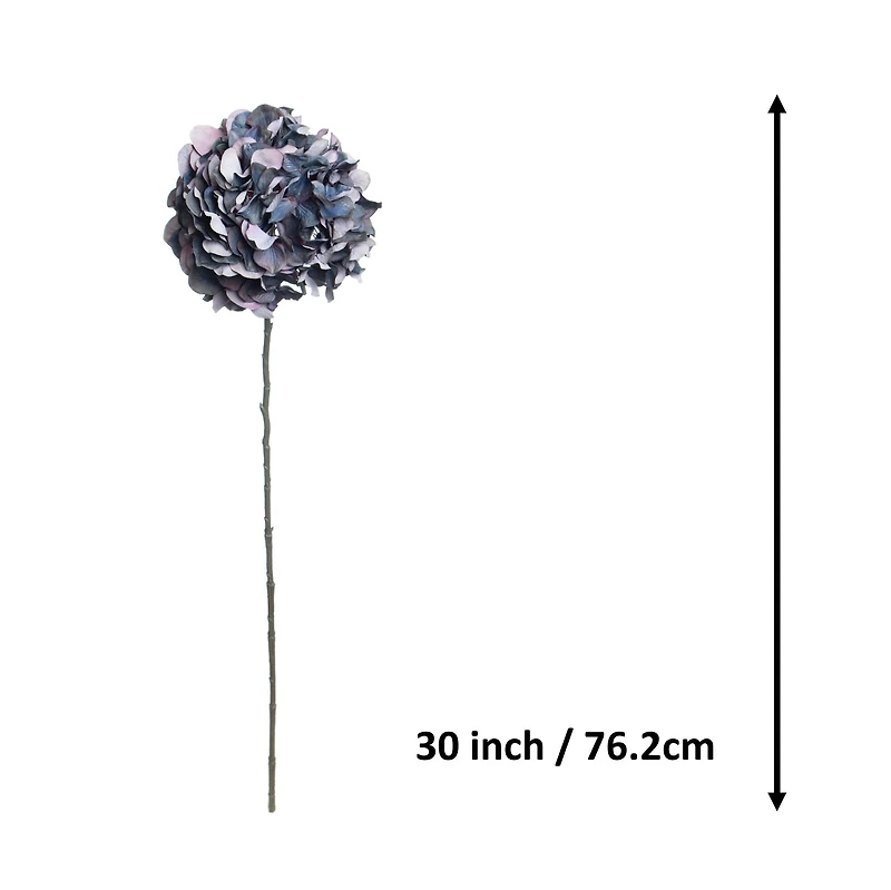 30" Dark Blue Hydrangea Stem by Ashland®
