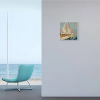 Stupell Industries Traditional Nautical Sailboat on the Water, 12" x 12"