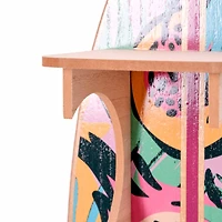 American Art Decor Tipsy Fruit Surfboard Wine Rack - 8" x 25.5" x 7.5" 