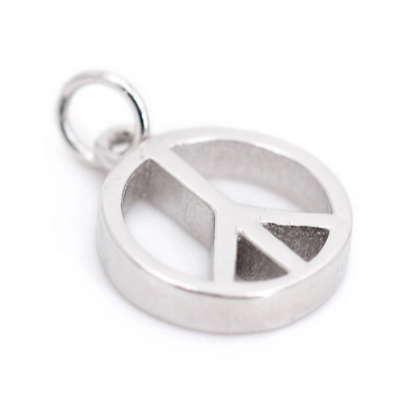 Sterling Silver Peace Icon Charm by Bead Landing™